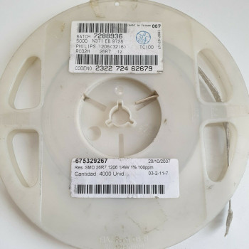 10 x 26.7R 1/4W 1% 100PPM SMD PHILIPS RESISTOR. (R221) CA393U2500F130721