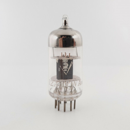 1 X 12AT7WA CIFTE TUBE. DUAL SUPPORT GETTER. BALANCED TRIODE *****STARS. CX  ENA