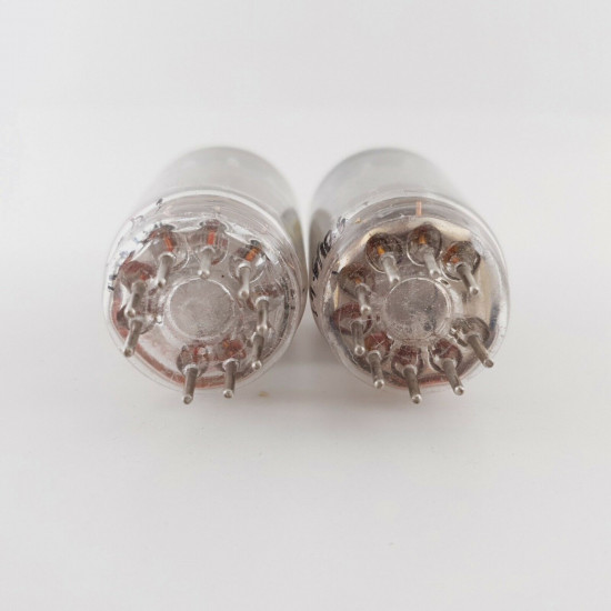 2 X ECC82 TUNGSRAM TUBE. HALTRON BRAND. WELDED PLATES. LOW EMISSION. CX  ENA