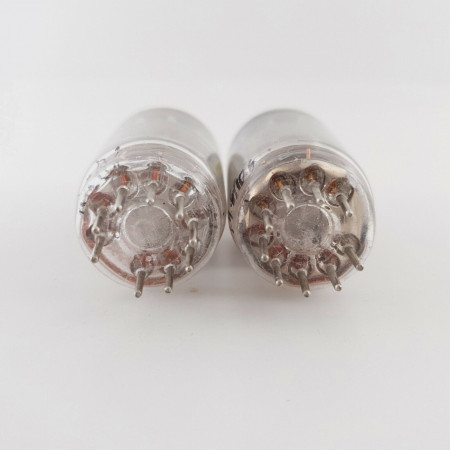 2 X ECC82 TUNGSRAM TUBE. HALTRON BRAND. WELDED PLATES. LOW EMISSION. CX  ENA