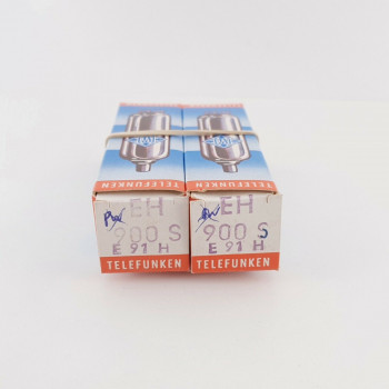 2 X EH900S / E91H PHILIPS TUBE. UFOIL GETTER TFK BRANDED. CX  ENA