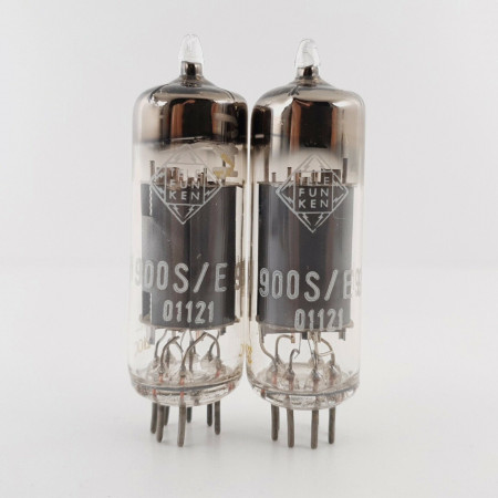 2 X EH900S / E91H PHILIPS TUBE. UFOIL GETTER TFK BRANDED. CX  ENA