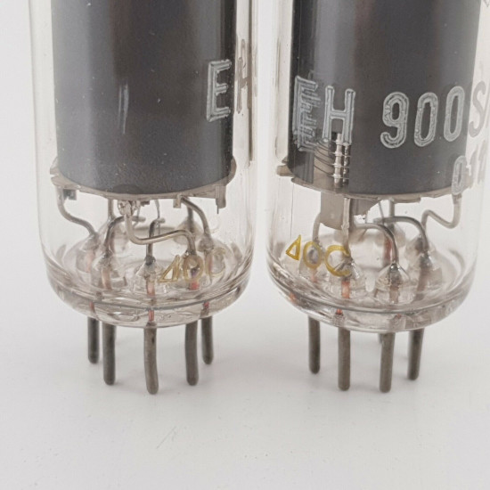 2 X EH900S / E91H PHILIPS TUBE. UFOIL GETTER TFK BRANDED. CX  ENA