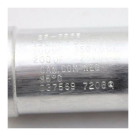 ELECTROLYTIC CAPACITOR ZENITH 150uF 350V 100uF 350V 200uF 25V NOS CA307U1F030717