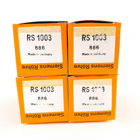 4 X RS1003 SIEMENS PENTODE. HIGH QUALITY. MATCHED CODES. NOS/NIB. CC  ENA