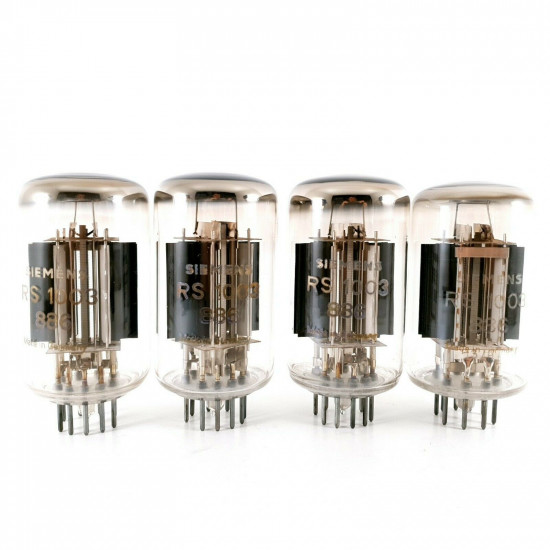 4 X RS1003 SIEMENS PENTODE. HIGH QUALITY. MATCHED CODES. NOS/NIB. CC  ENA