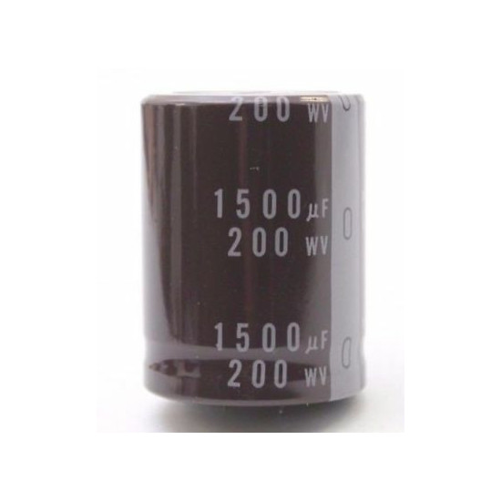 ELECTROLYTIC CAPACITOR NICHICON 1500uF 200V NOS 1PC. CA307U1F030717