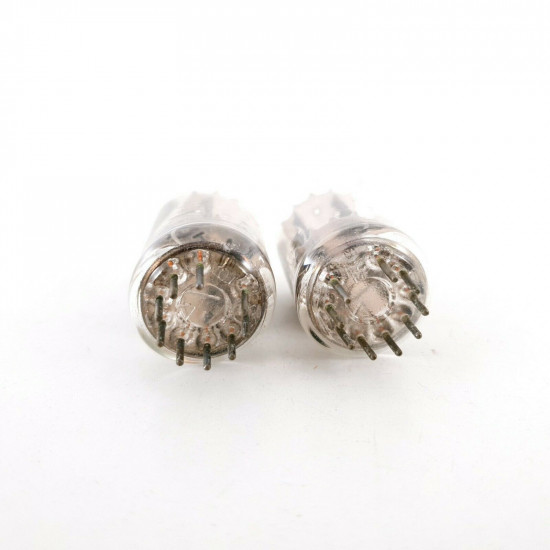 2 X 12AU7A TUBE. RCA BRAND. 17MM PLATES. CLEAR TOP. MATCHED PAIR. CF  ENA