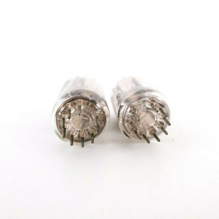 2 X 12AU7A TUBE. RCA BRAND. 17MM PLATES. CLEAR TOP. MATCHED PAIR. CF  ENA