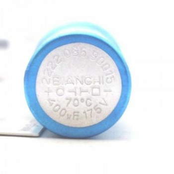 ELECTROLYTIC CAPACITOR BIANCHI 400uF 175V NOS 1PC. CA307U2F030717 2