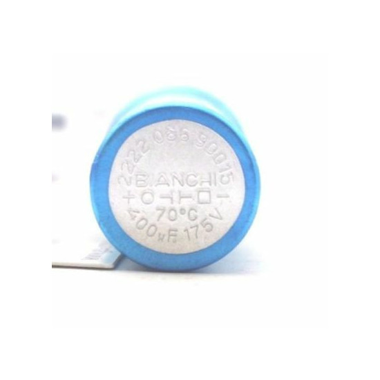ELECTROLYTIC CAPACITOR BIANCHI 400uF 175V NOS 1PC. CA307U2F030717