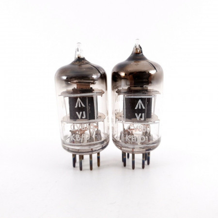 2 X CV850 MULLARD TUBE. BLACK PLATES. 1960s AMRY PROD. MATCHED PAIR AH  ENA