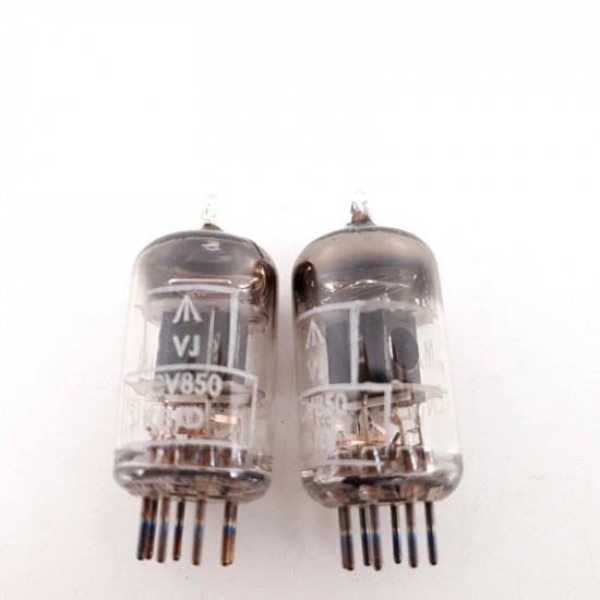 2 X CV850 MULLARD TUBE. BLACK PLATES. 1960s AMRY PROD. MATCHED PAIR AH  ENA