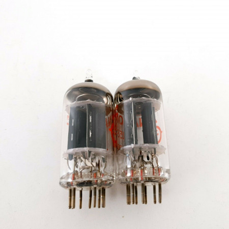 2 X 6158 TUBE. NATIONAL BRAND. 17MM BLACK PLATES. MATCHED & BALANCED. CF  ENA