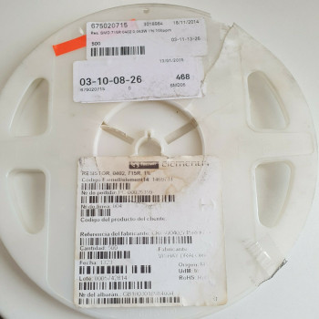 10 x 715R 1/16W 1% 100PPM SMD FARNELL RESISTOR. (R243) CA393U450F130721