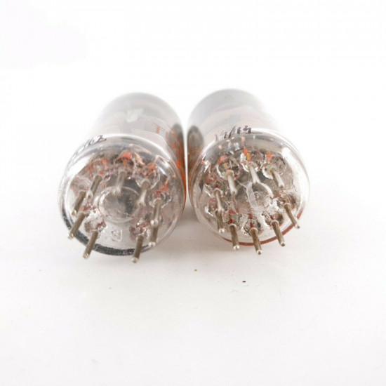 2 X E88CC TUBE. TUNGSRAM BRAND. RED LOGO. MATCHED PAIR. CF  ENA