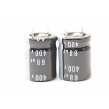 ELECTROLYTIC CAPACITOR NICHICON 68UF 400V NOS 2PC. CA370/A371/A372U1599F270917
