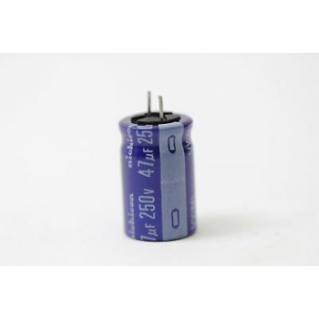 ELECTROLYTIC CAPACITOR NICHICON 47UF 250V NOS (NEW OLD STOCK) 1PC. CA1U1F270917