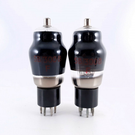 2 X CV834 / 5B/300B STC TUBE. BLACK PLATES. 1940s PRODUCTION. NOS/NIB. AD  ENA