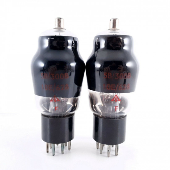 2 X CV834 / 5B/300B STC TUBE. BLACK PLATES. 1940s PRODUCTION. NOS/NIB. AD  ENA