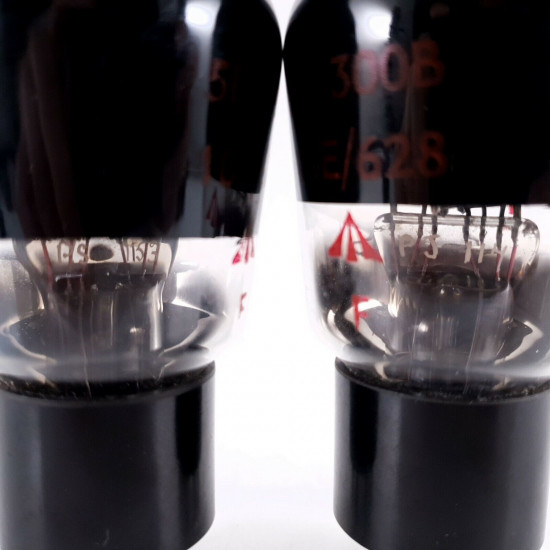 2 X CV834 / 5B/300B STC TUBE. BLACK PLATES. 1940s PRODUCTION. NOS/NIB. AD  ENA