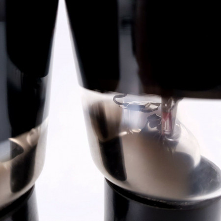 2 X CV834 / 5B/300B STC TUBE. BLACK PLATES. 1940s PRODUCTION. NOS/NIB. AD  ENA