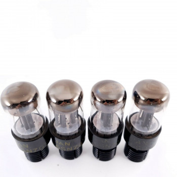 4 X JAN CQ 6SN7GT ROGERS TUBE. BAD BOY. BLACK T PLATES. MATCHED PAIR+1. AD  ENA 2