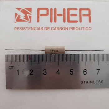 1 X 1W 330R 10% 1960s VINTAGE PIHER RESISTOR. NOS RESISTOR. C1792U100F140121