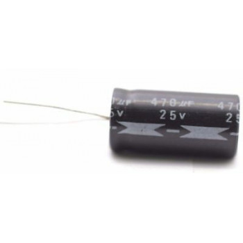 ELECTROLYTIC CAPATICOR FI 470uF 25V NOS (NEW OLD STOCK) 1PC. CA346U1F280717