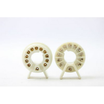 1 X 12 PINS LINES TRANSFORMER FOR TV SOCKET. ZOCALO PARA TRANSFORMADOR DE LINEAS