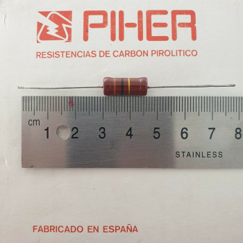 1 X 1W 1R 20% 1980s VINTAGE PIHER RESISTOR NOS RESISTOR. C1792U50F140121