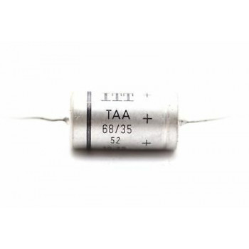 ELECTROLYTIC CAPACITOR ITT 68uF 35V NOS (NEW OLD STOCK) 1PC. CA346U1F270717