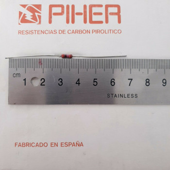 4 X 1/4W 27R 2% 1990s VINTAGE PIHER RESISTOR .NOS RESISTOR. C1792U200F140121