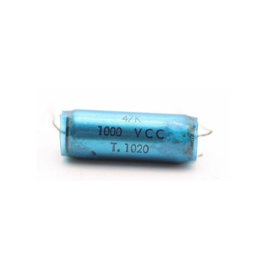 POLYESTER CAPACITOR 0,13mF 1000V NOS (NEW OLD STOCK) 1PC. CA346U1F270717