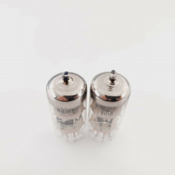 2 X ECC40 TUNGSRAM TUBE. HALTRON BRANDED. COPPER RODS. NOS. CX  ENA 2