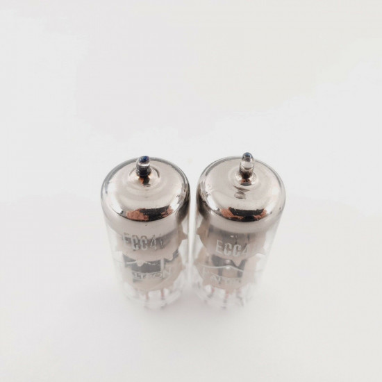 2 X ECC40 TUNGSRAM TUBE. HALTRON BRANDED. COPPER RODS. NOS. CX  ENA