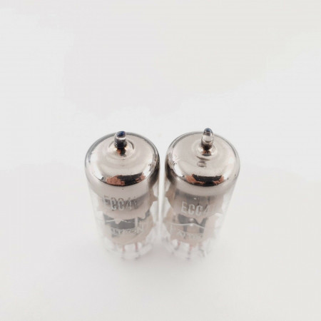 2 X ECC40 TUNGSRAM TUBE. HALTRON BRANDED. COPPER RODS. NOS. CX  ENA