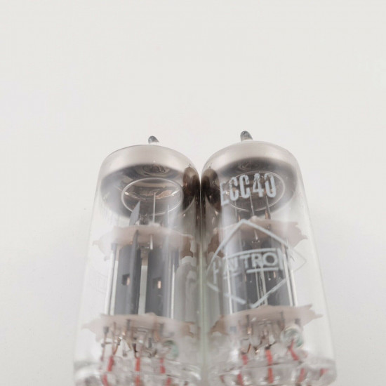 2 X ECC40 TUNGSRAM TUBE. HALTRON BRANDED. COPPER RODS. NOS. CX  ENA