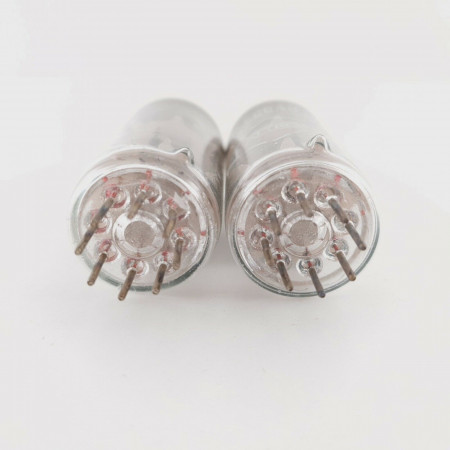 2 X ECC40 TUNGSRAM TUBE. HALTRON BRANDED. COPPER RODS. NOS. CX  ENA