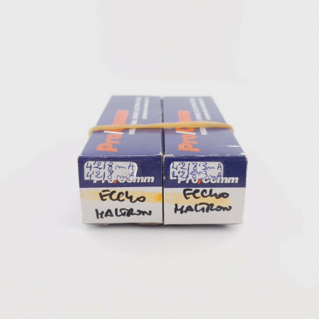 2 X ECC40 TUNGSRAM TUBE. HALTRON BRANDED. COPPER RODS. NOS. CX  ENA