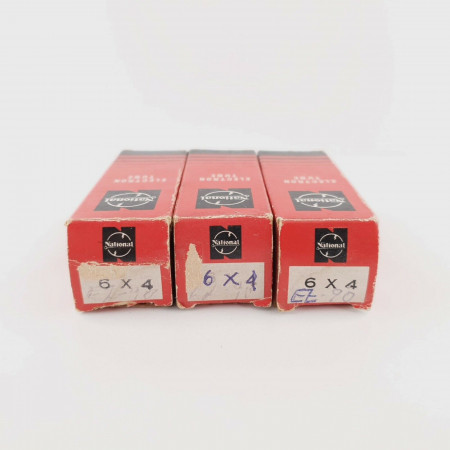 3 X 6X4 / EZ90 MATSUSHITA TUBE. JAPANESE PROD. NOS/NIB. MATCHED TRIO. CX  ENA