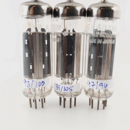 3 X 6X4 / EZ90 MATSUSHITA TUBE. JAPANESE PROD. NOS/NIB. MATCHED TRIO. CX  ENA