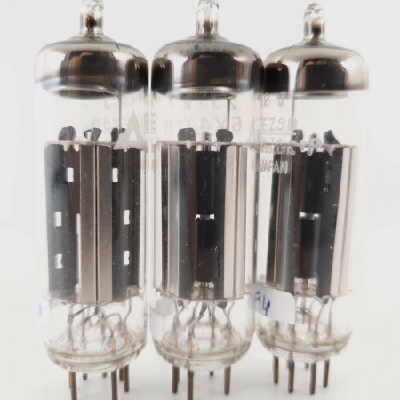 3 X 6X4 / EZ90 MATSUSHITA TUBE. JAPANESE PROD. NOS/NIB. MATCHED TRIO. CX  ENA