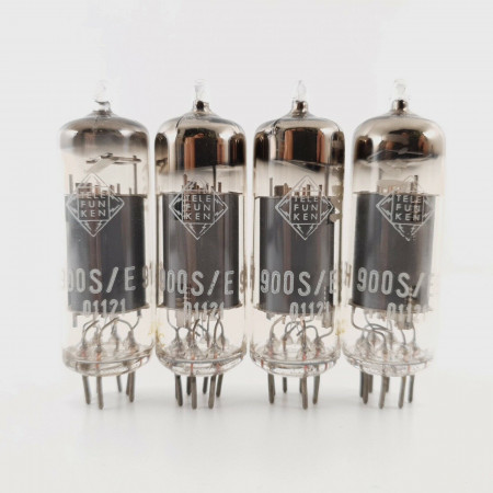 4 X EH900S / E91H PHILIPS TUBE. UFOIL GETTER TFK BRANDED. CX  ENA