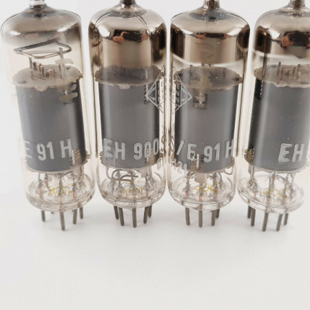 4 X EH900S / E91H PHILIPS TUBE. UFOIL GETTER TFK BRANDED. CX  ENA