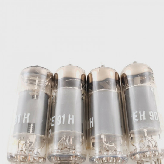 4 X EH900S / E91H PHILIPS TUBE. UFOIL GETTER TFK BRANDED. CX  ENA
