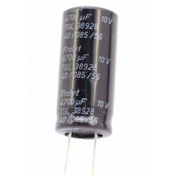 ELECTROLYTIC CAPACITOR FROLIT 4700uF 10V NOS (NEW OLD STOCK) 1PC. CA346U1F270717