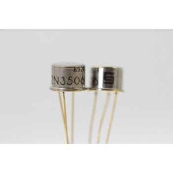 2N3506 SIGNETICS GOLD TRANSISTOR NOS ( New Old Stock ) 1PC. C262U18F160414
