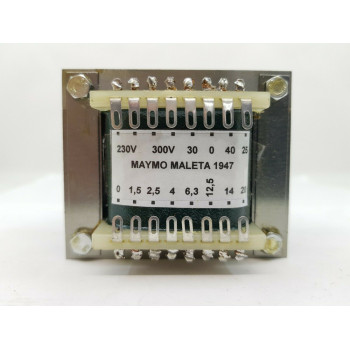 TRANSFORMADOR PARA COMPROBADOR DE VALVULAS MAYMO MALETA 1947 RM1 ..3
