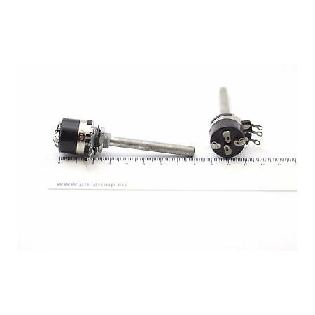 POTENTIOMETER PIHER 10M OHM LOG W ON/OFF NOS 1PC. CA366U59CA365U38F221116